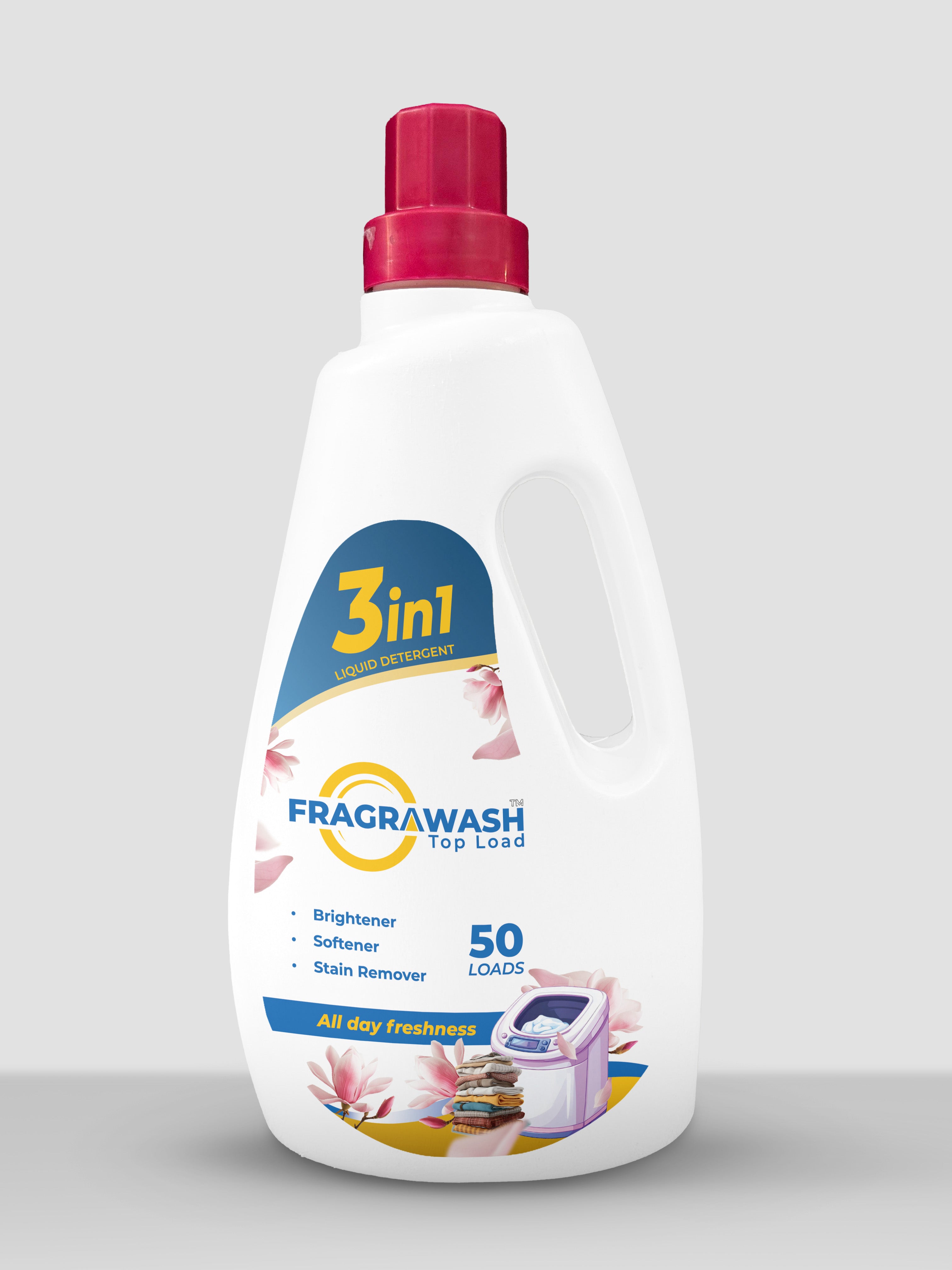 Fragrawash Liquid Detergent | for Top Load Washing Machine | 1 Litre