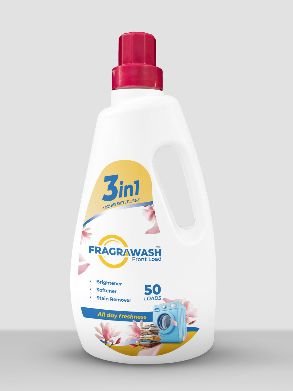 Fragrawash Liquid Laundry Detergent | for Front Load Washing Machine | 1 Litre
